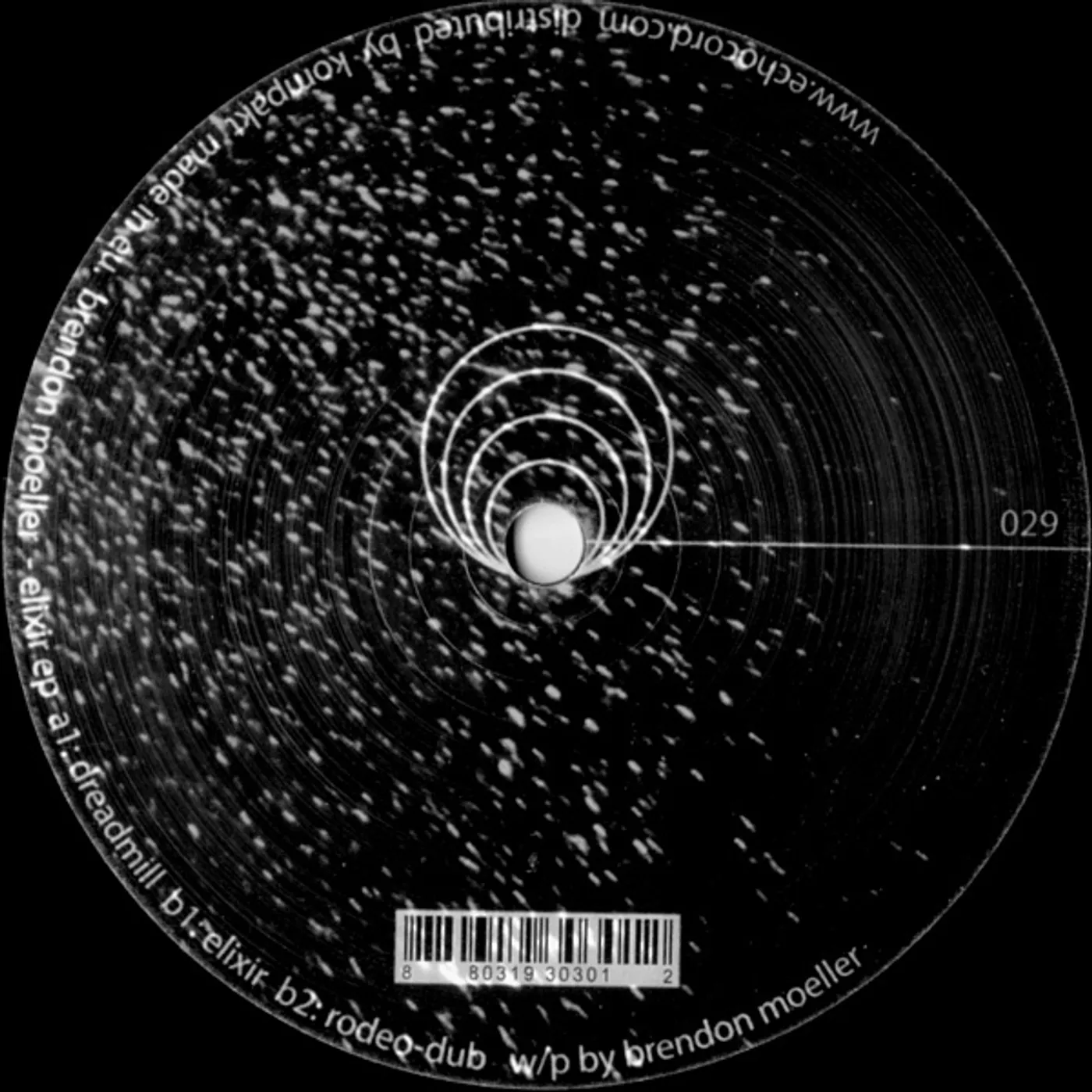 Brendon Moeller Elixir Vinyl Record