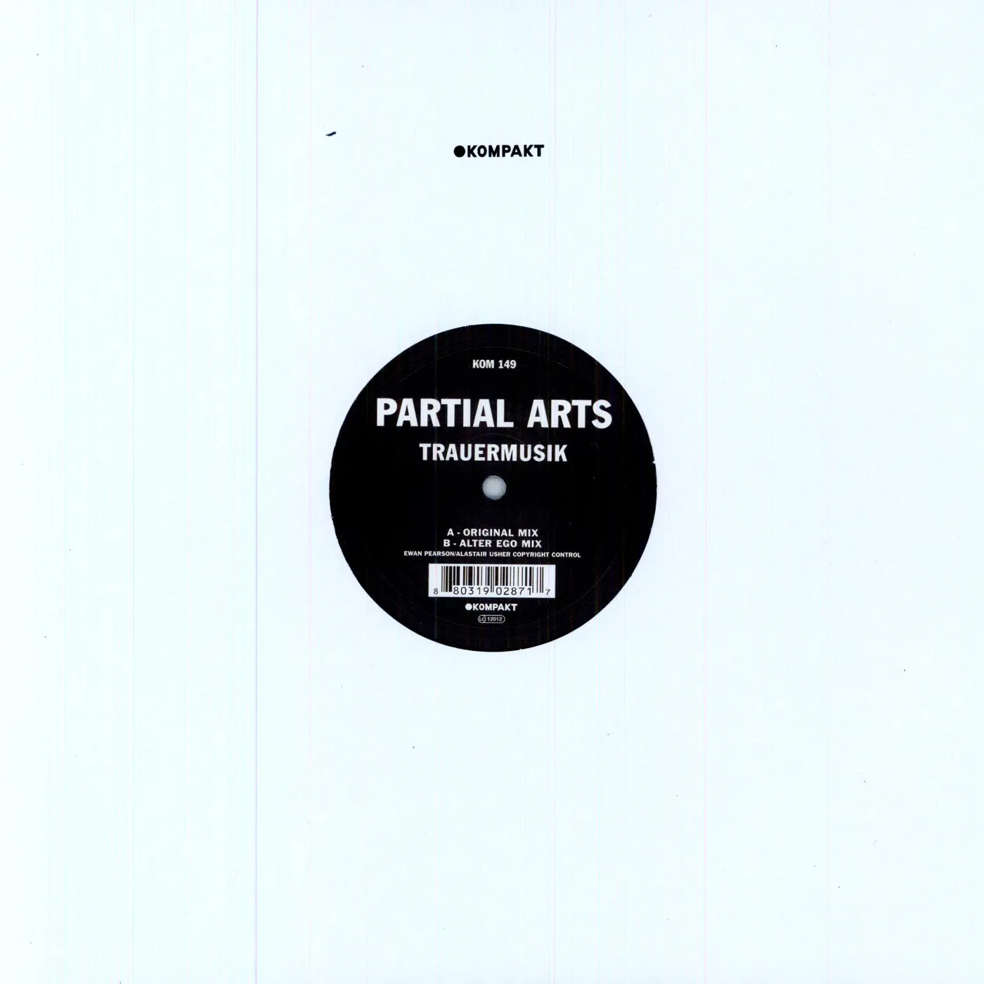 Partial Arts Trauermusik Vinyl Record