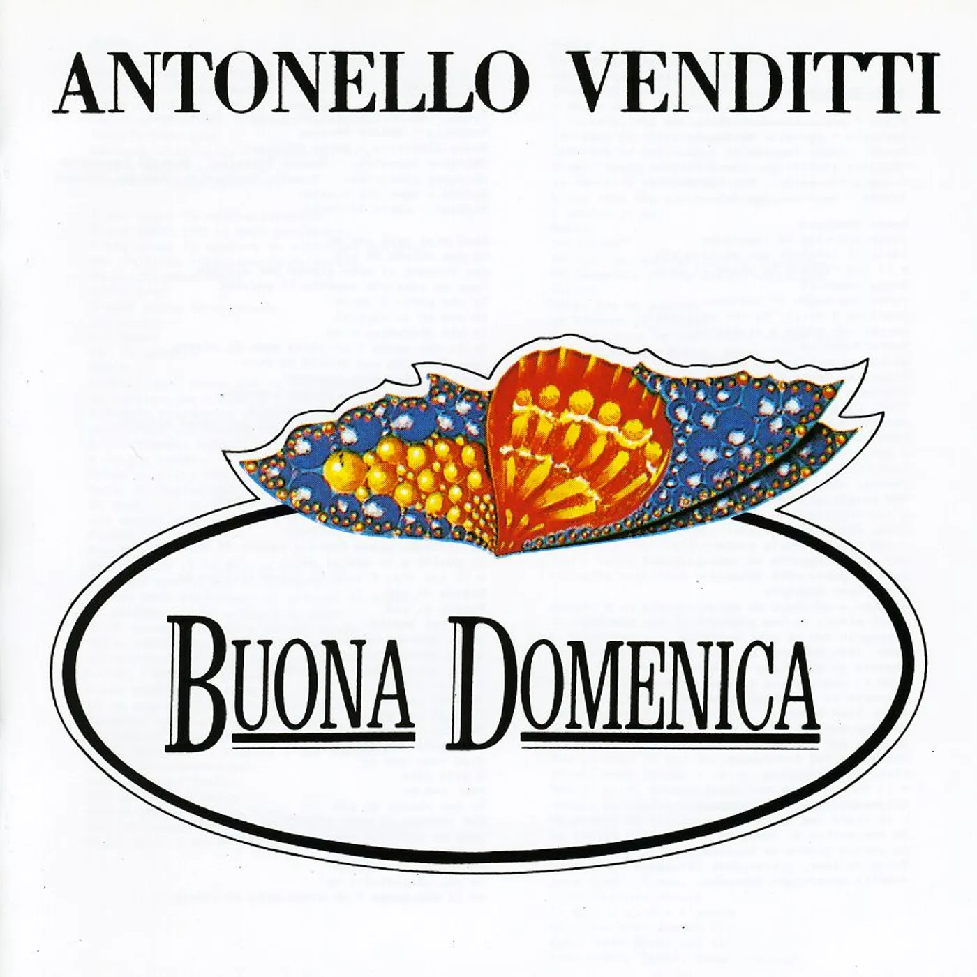 Antonello Venditti BUONA DOMENICA CD
