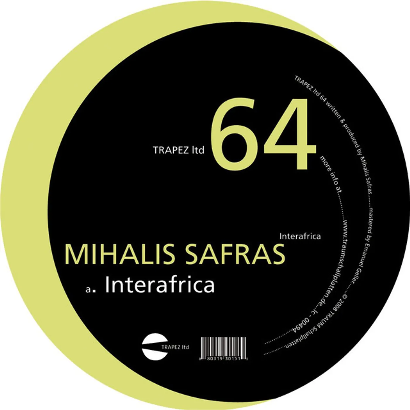 Mihalis Safras Interafrica Vinyl Record