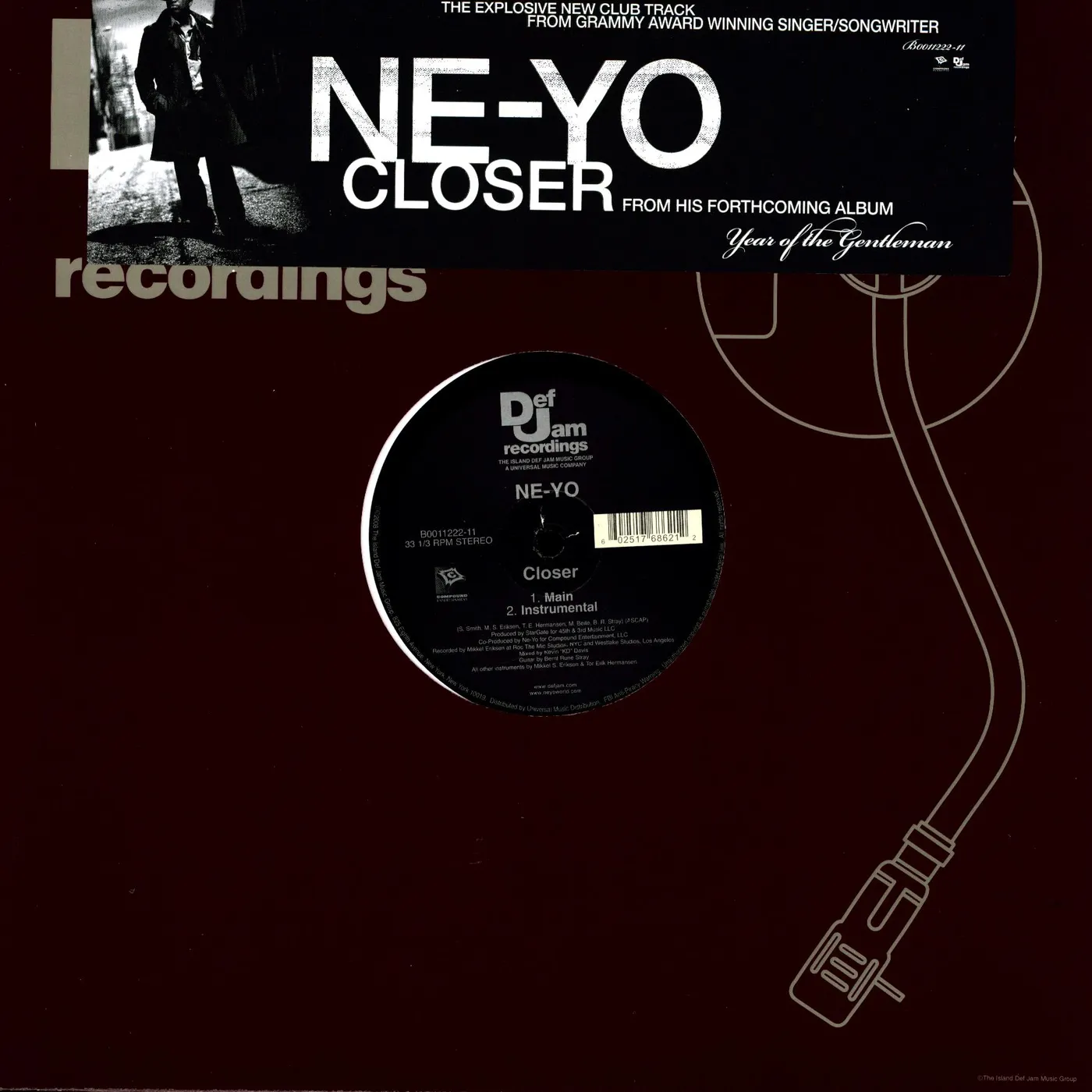 Ne-Yo CLOSER (X2) (Vinyl)