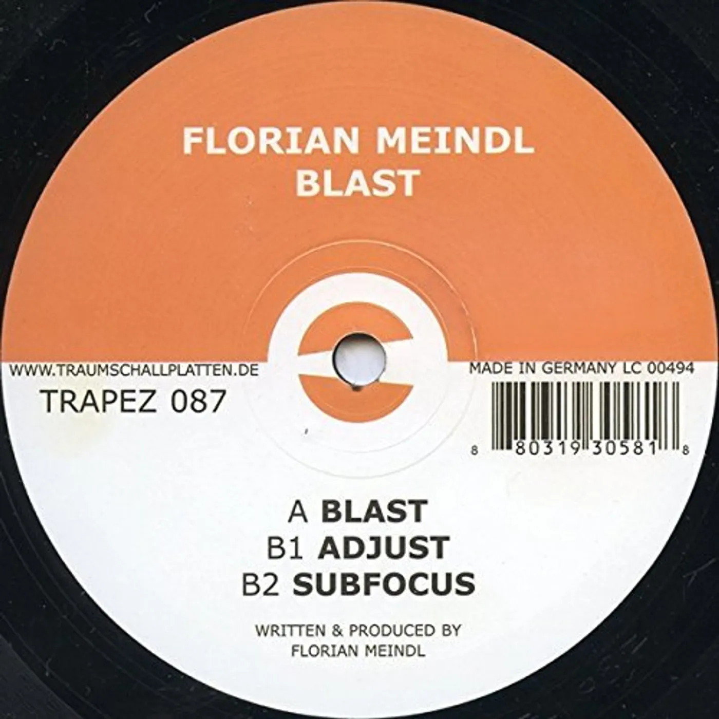 Florian Meindl Blast Vinyl Record