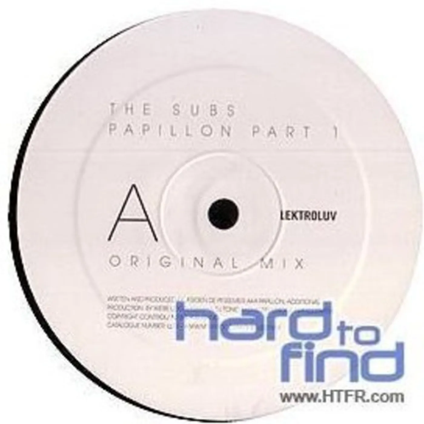 Subs PAPILLON PART 1 Vinyl Record