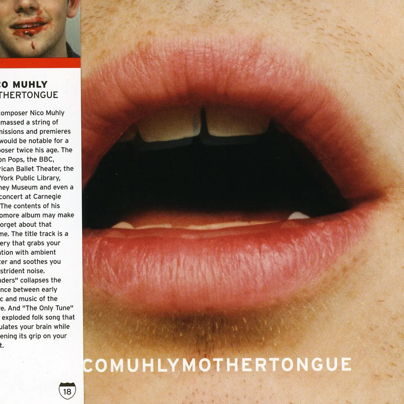 Nico Muhly MOTHERTONGUE CD