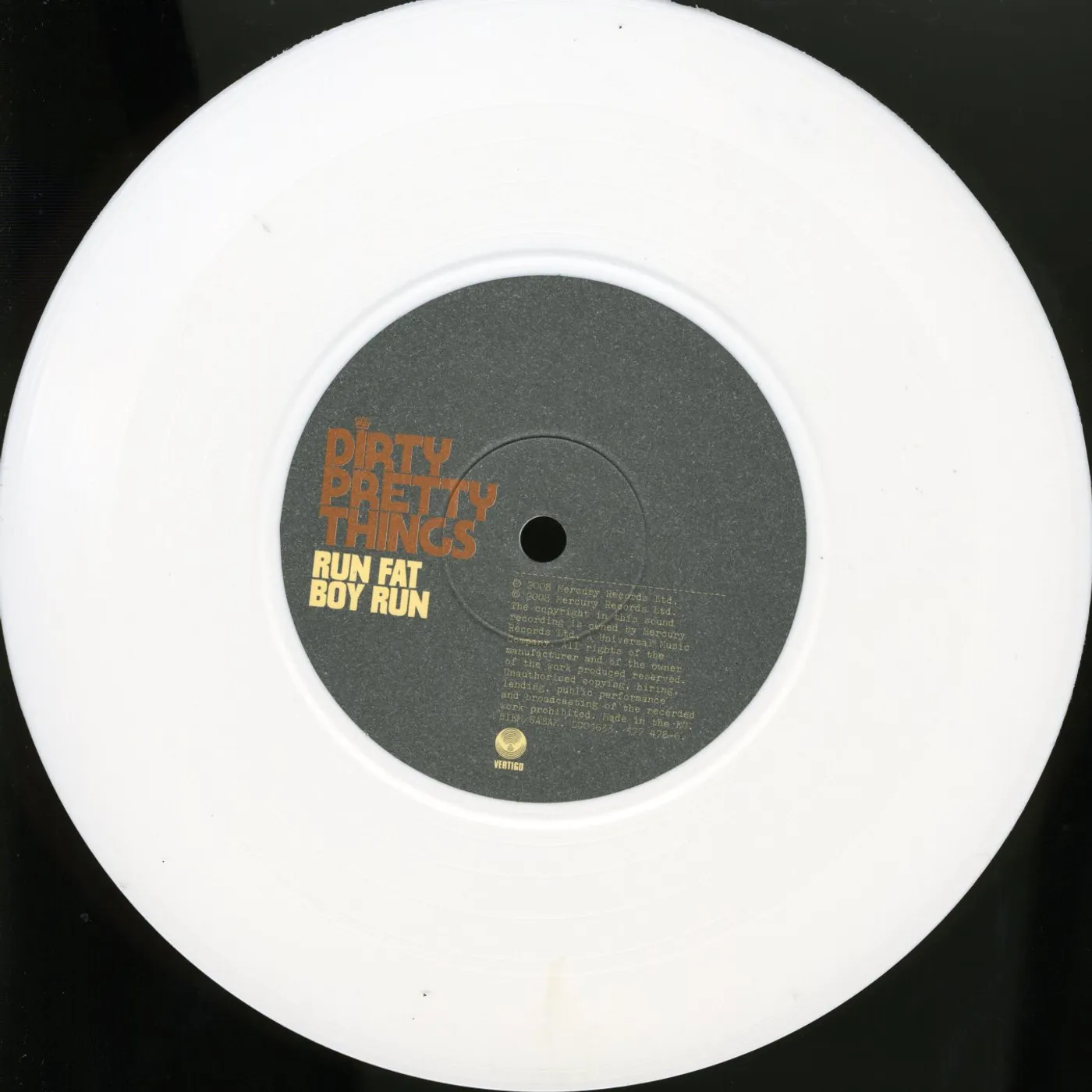 Dirty Pretty Things TIRED OF ENGLAND Vinyl Record