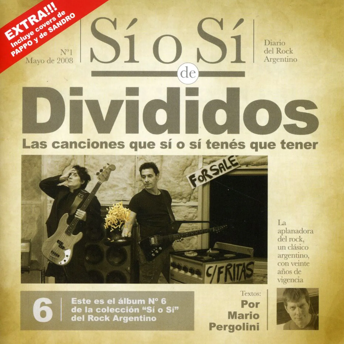 Divididos SI O SI: DARIO DEL ROCK ARGENTINO CD