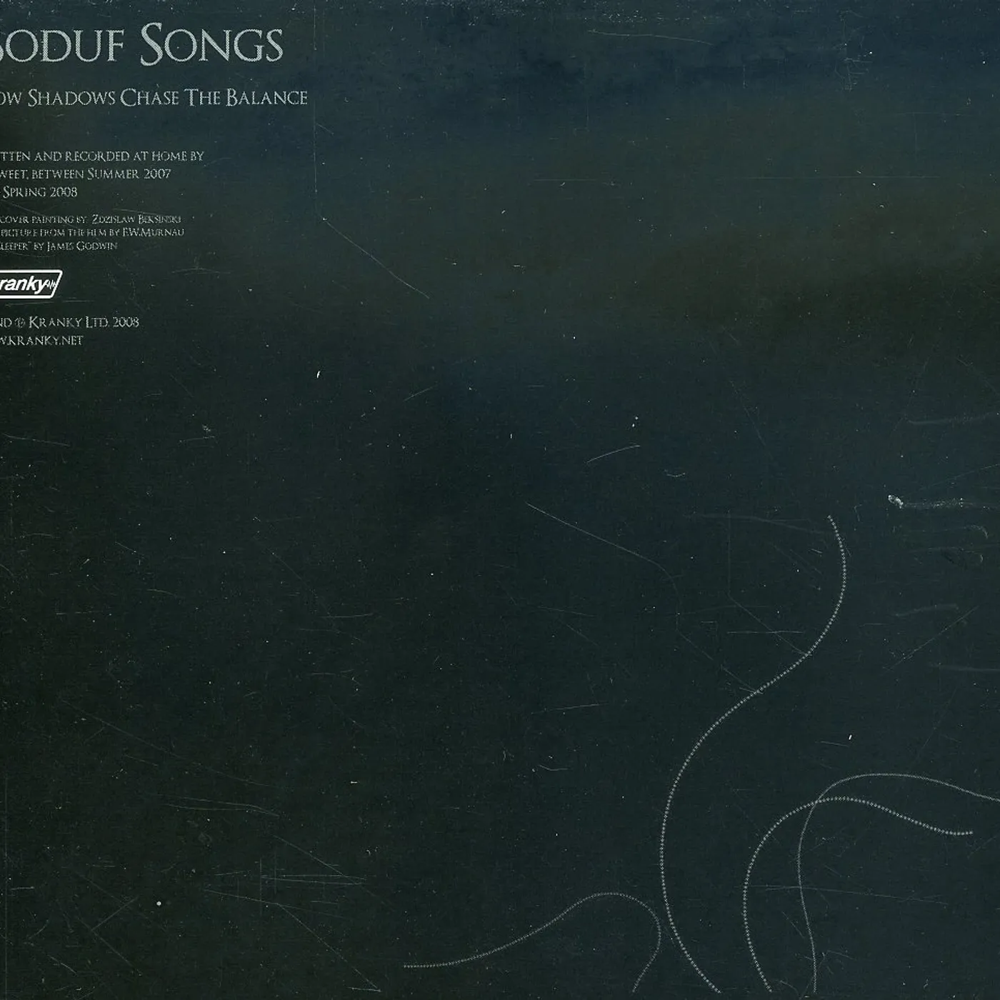 Boduf Songs HOW SHADOWS CHASE THE BALANCE CD