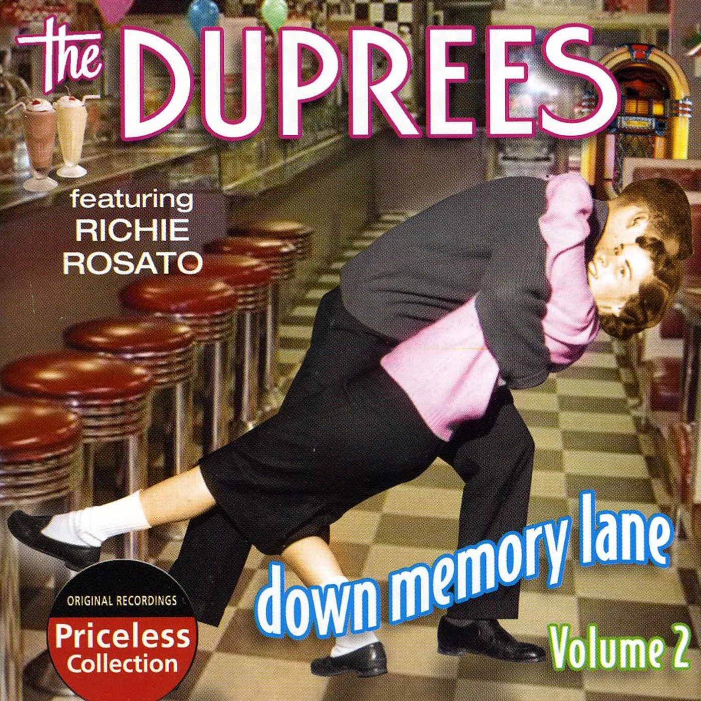 The Duprees DOWN MEMORY LANE 2 CD