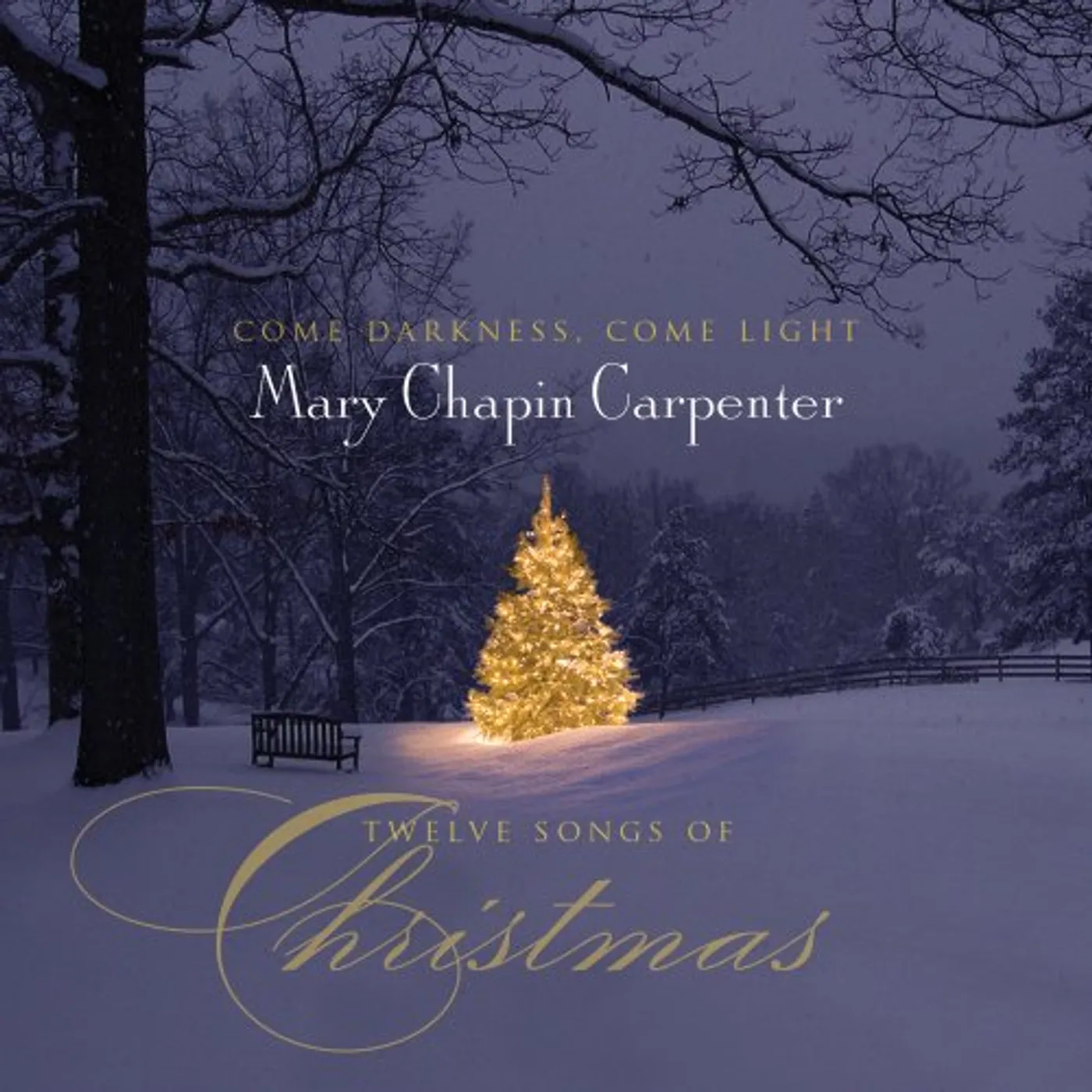 Mary Chapin Carpenter COME DARKNESS COME LIGHT: TWELVE SONGS CHRISTMAS CD