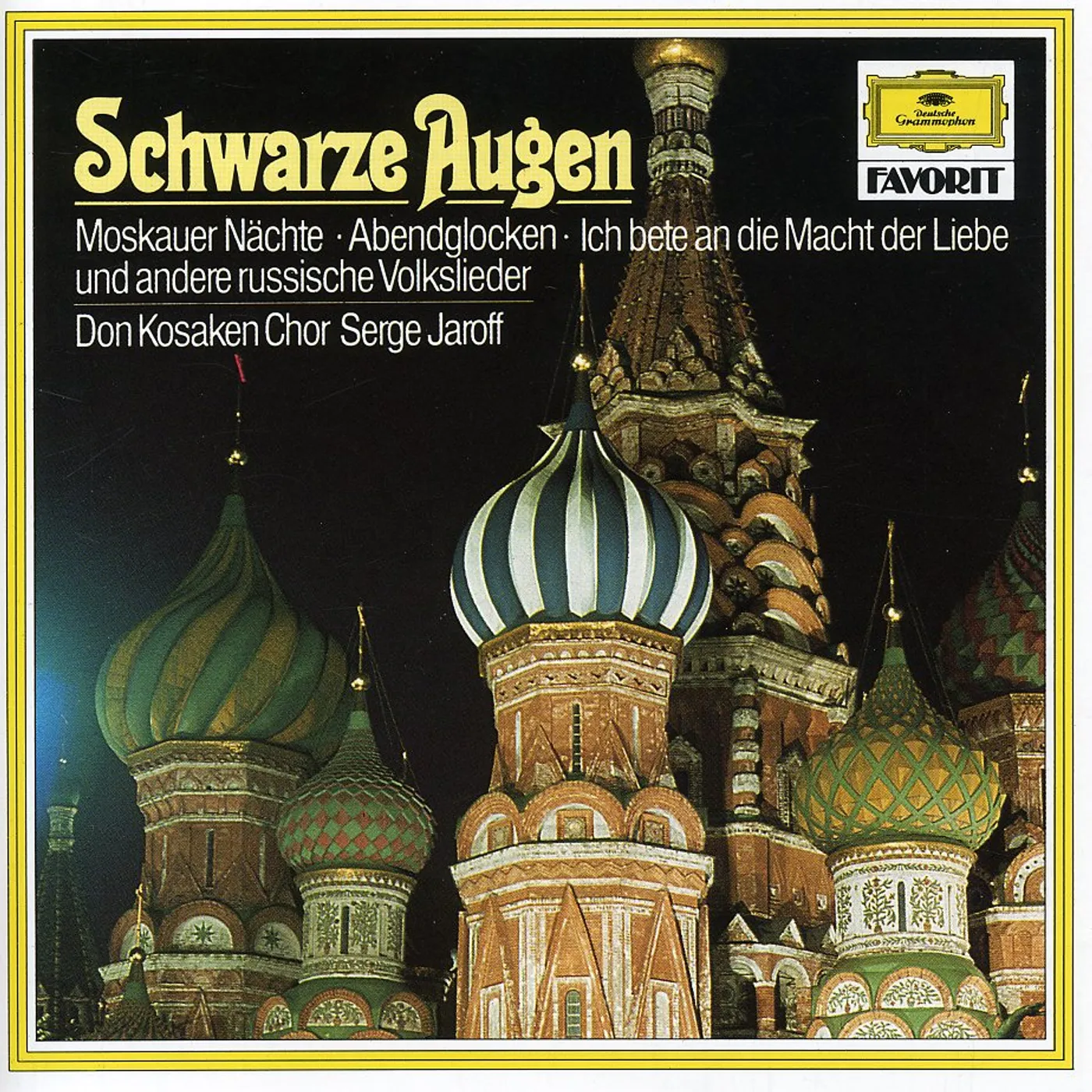 Don Kosaken Chor SCHWARZE AUGEN CD