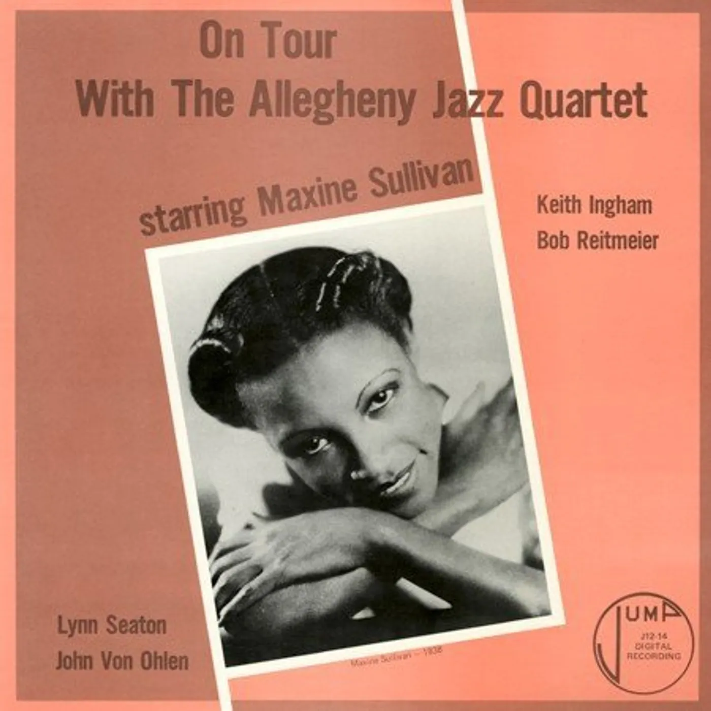 Maxine Sullivan ON TOUR WITH THE ALLEGHENY JAZZ QUARTET Vinyl Record