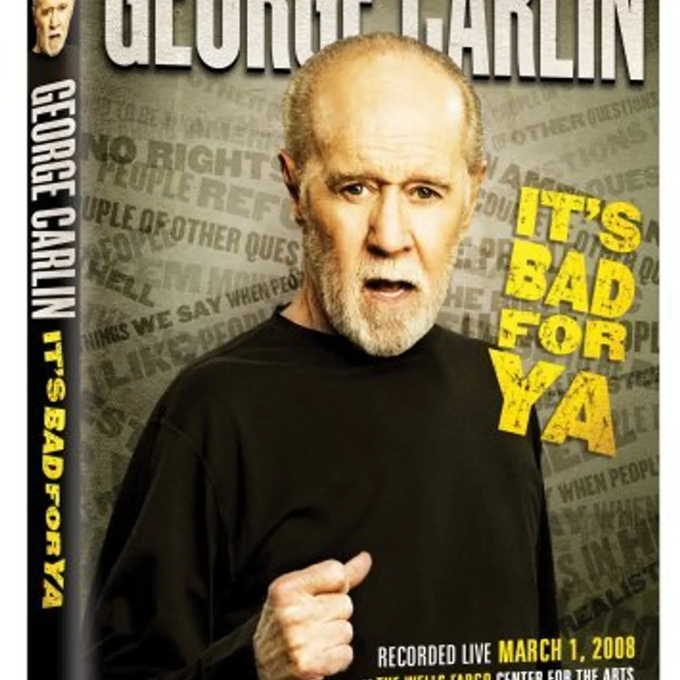 George Carlin IT'S BAD FOR YA DVD