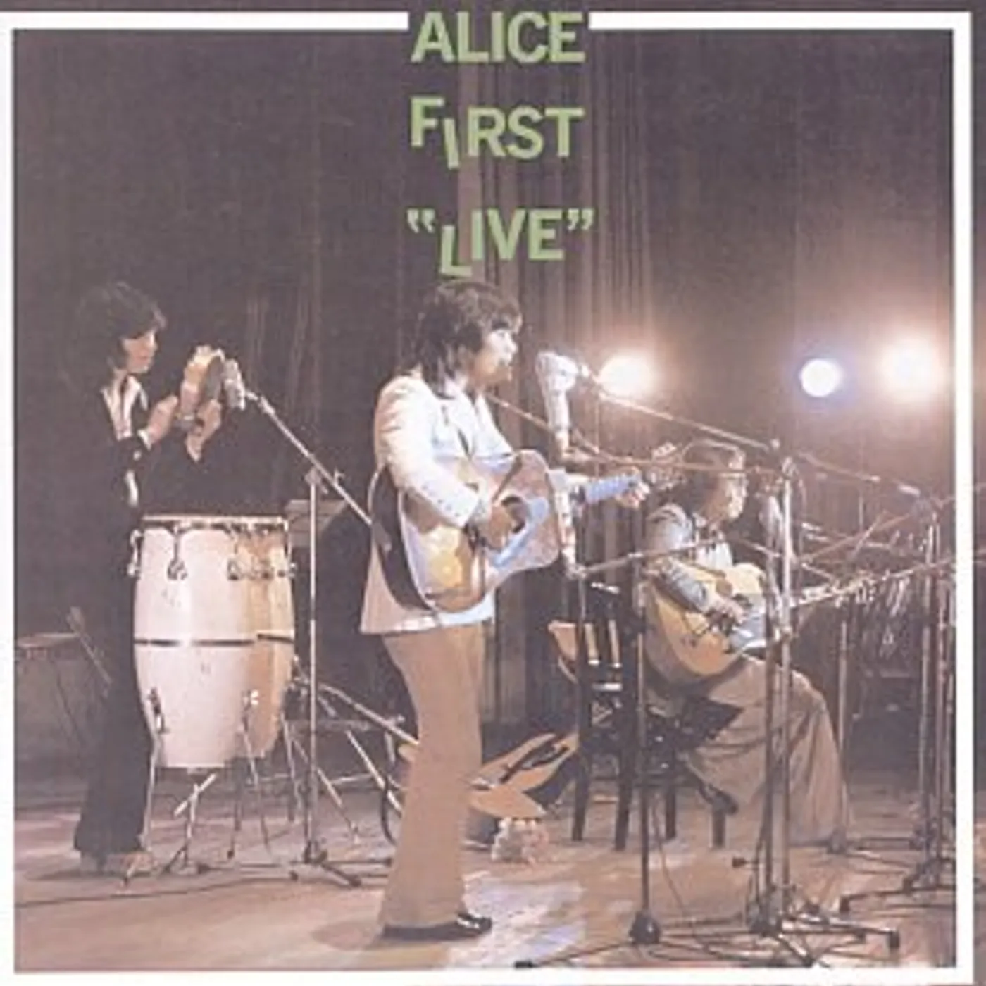 ALICE FIRST LIVE CD