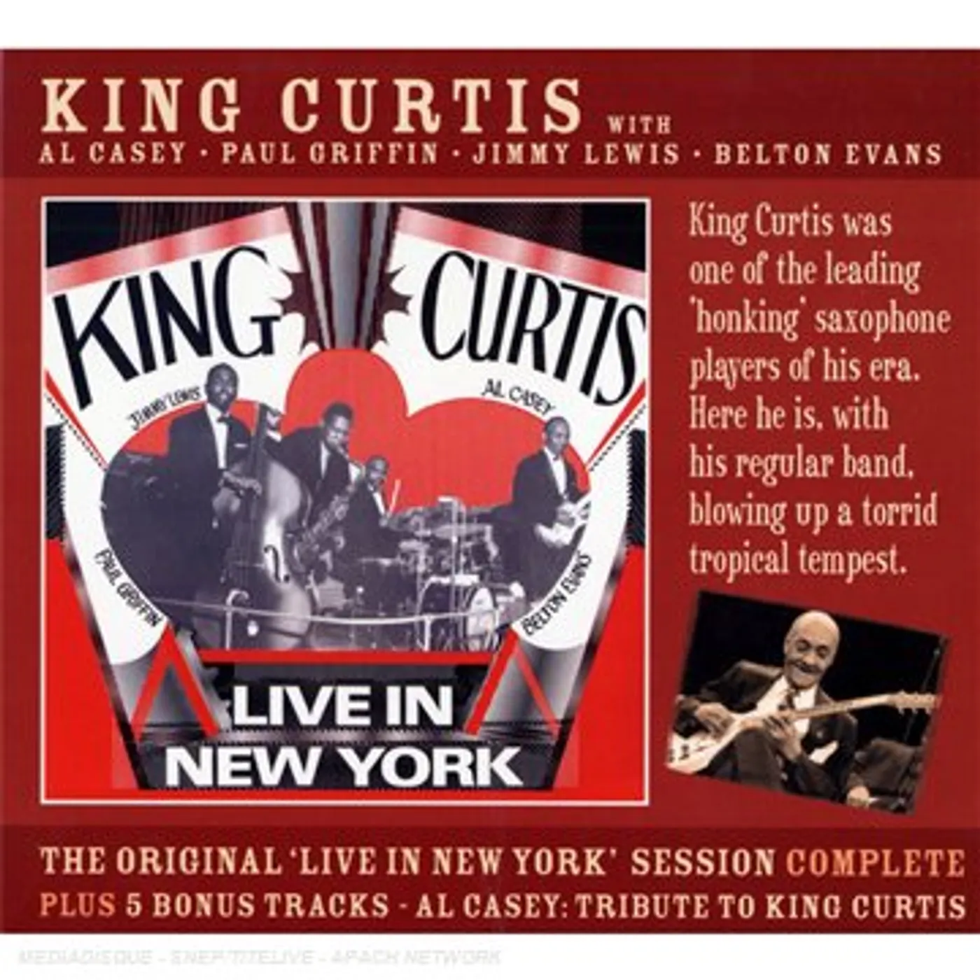 King Curtis LIVE IN NEW YORK CD