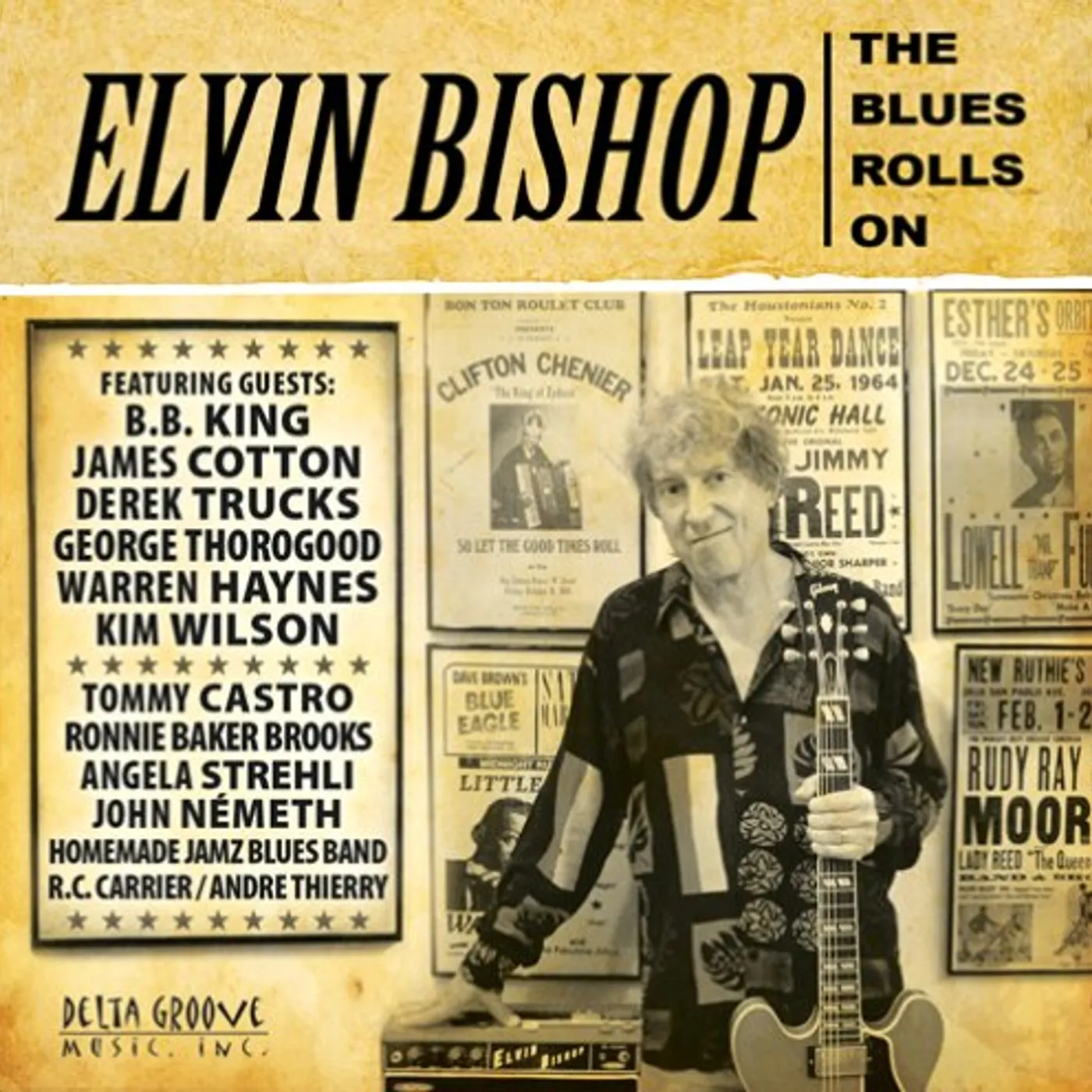 Elvin Bishop BLUES ROLLS ON CD
