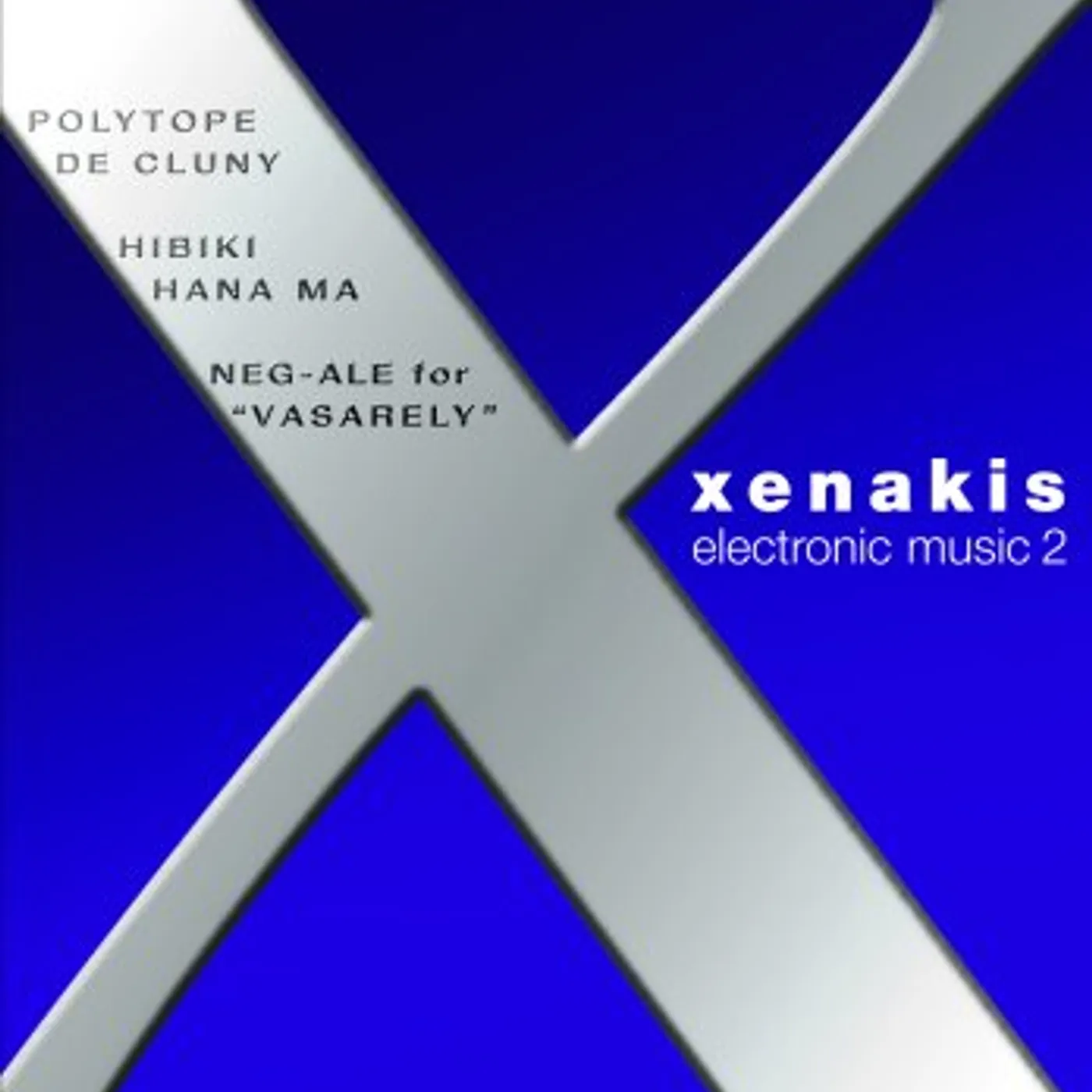 Iannis Xenakis ELECTRONIC WORKS 2 DVD