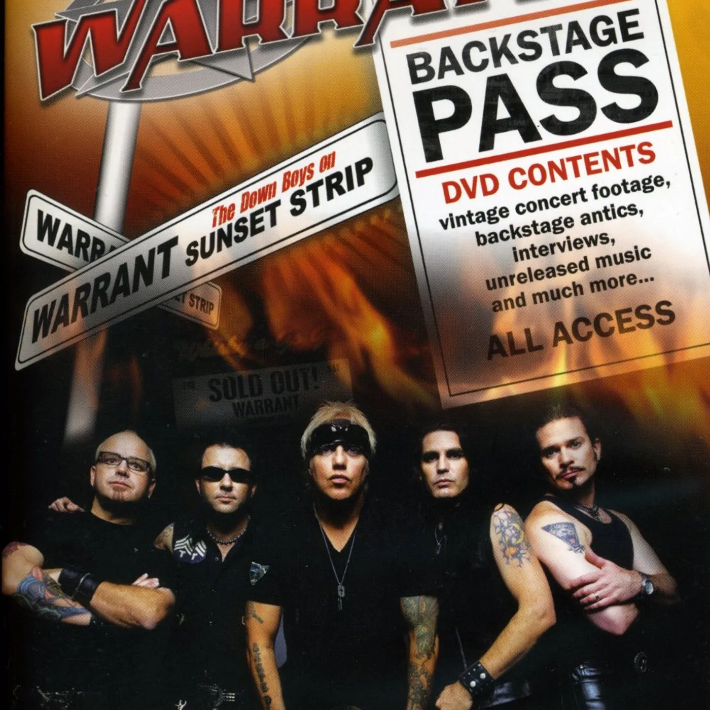 Warrant THEY CAME FROM HOLLYWOOD DVD