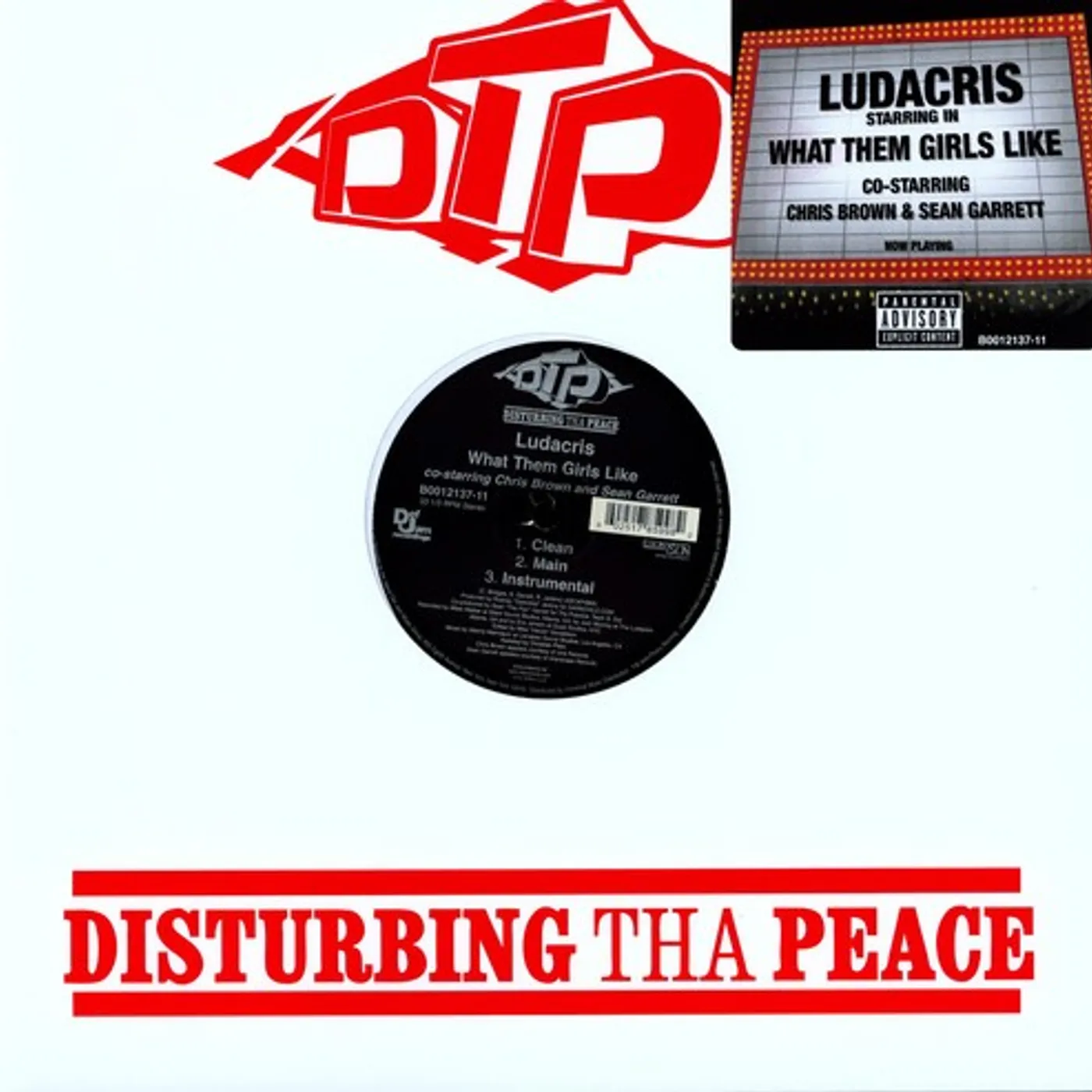 Ludacris WHAT THEM GIRLS LIKE (X3) Vinyl Record