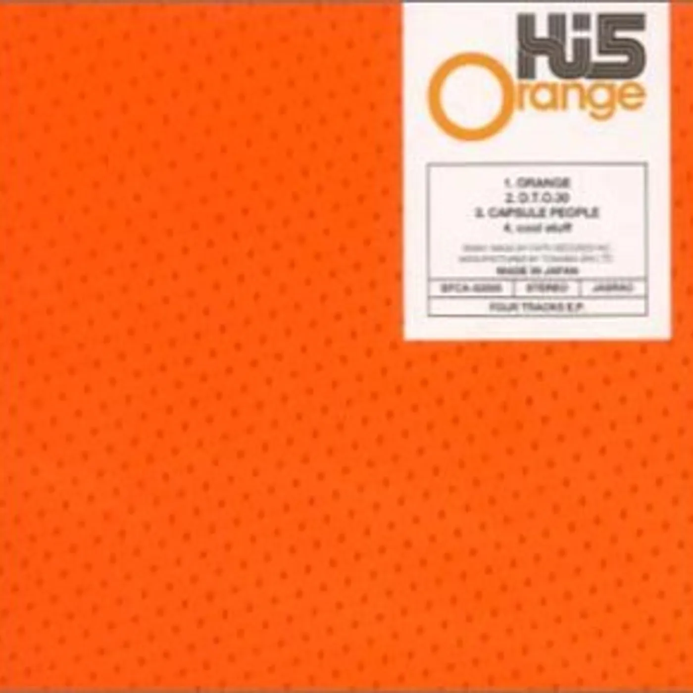 Hi-5 ORANGE CD