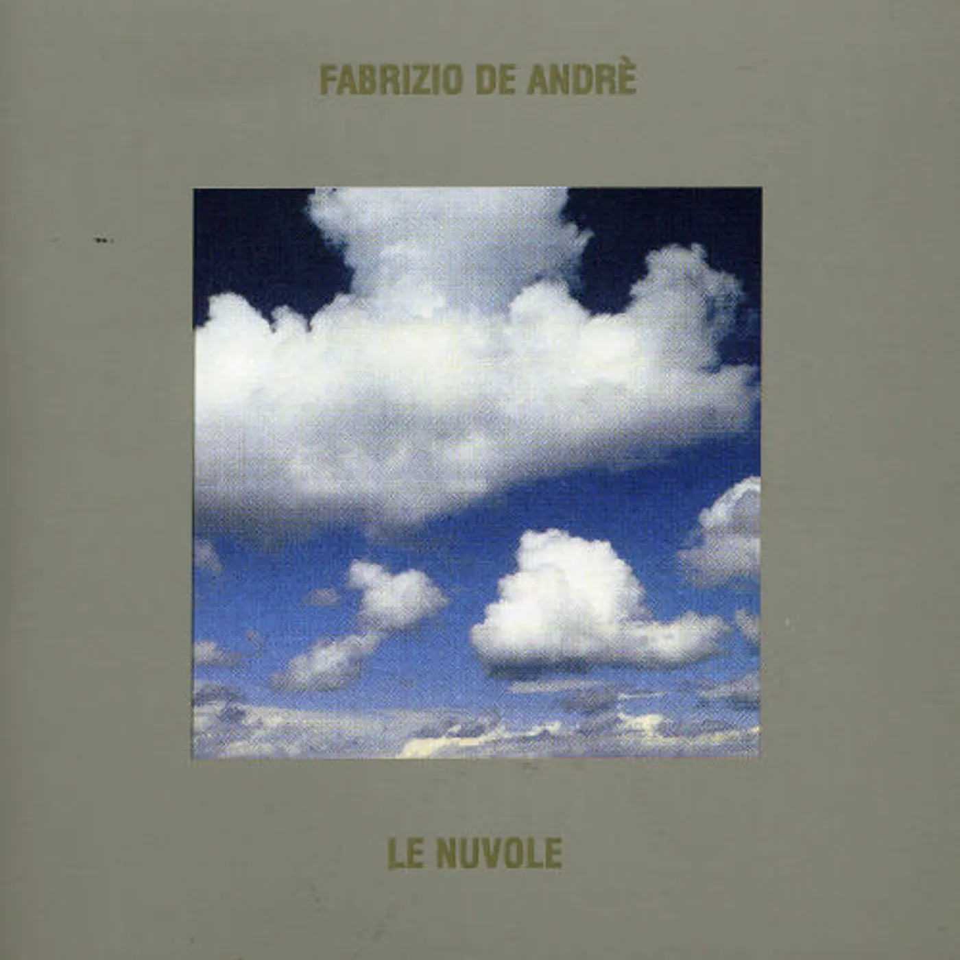 Fabrizio De André NUVOLE CD