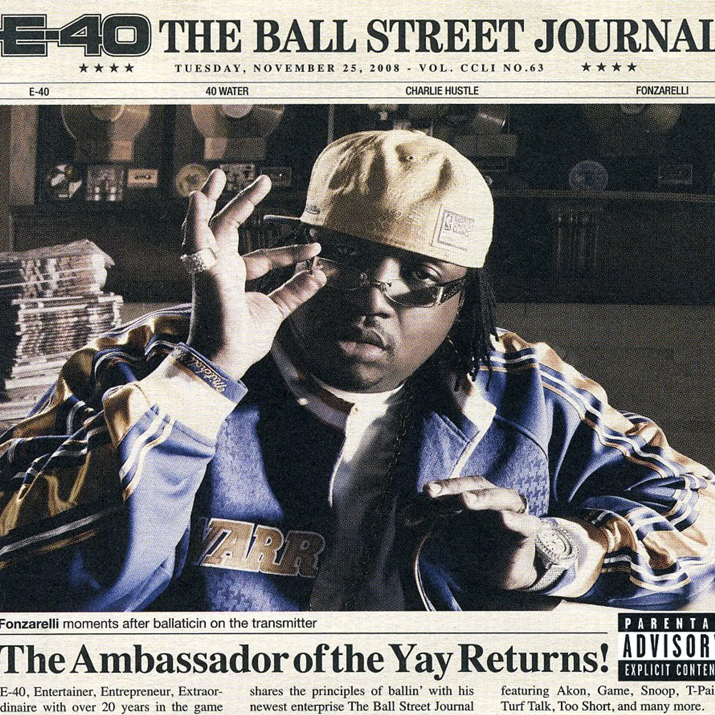 E-40 BALL STREET JOURNAL CD