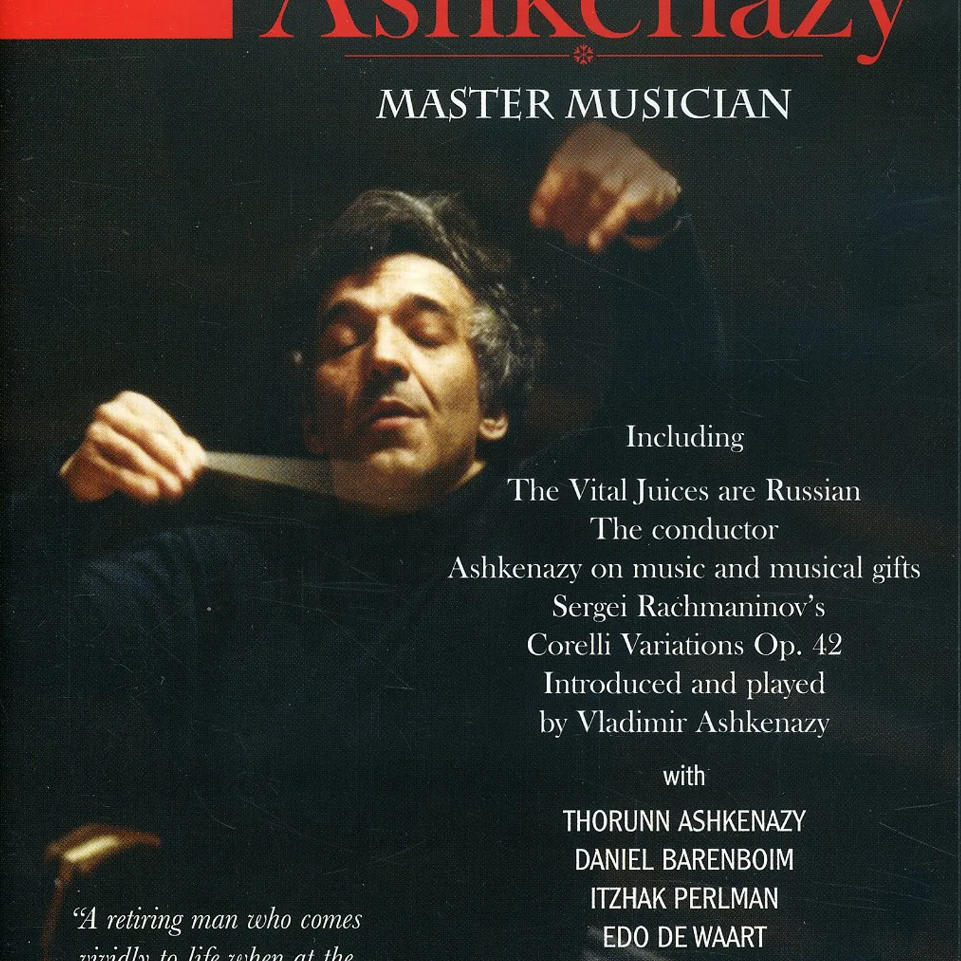 Vladimir Ashkenazy MASTER MUSICIAN DVD