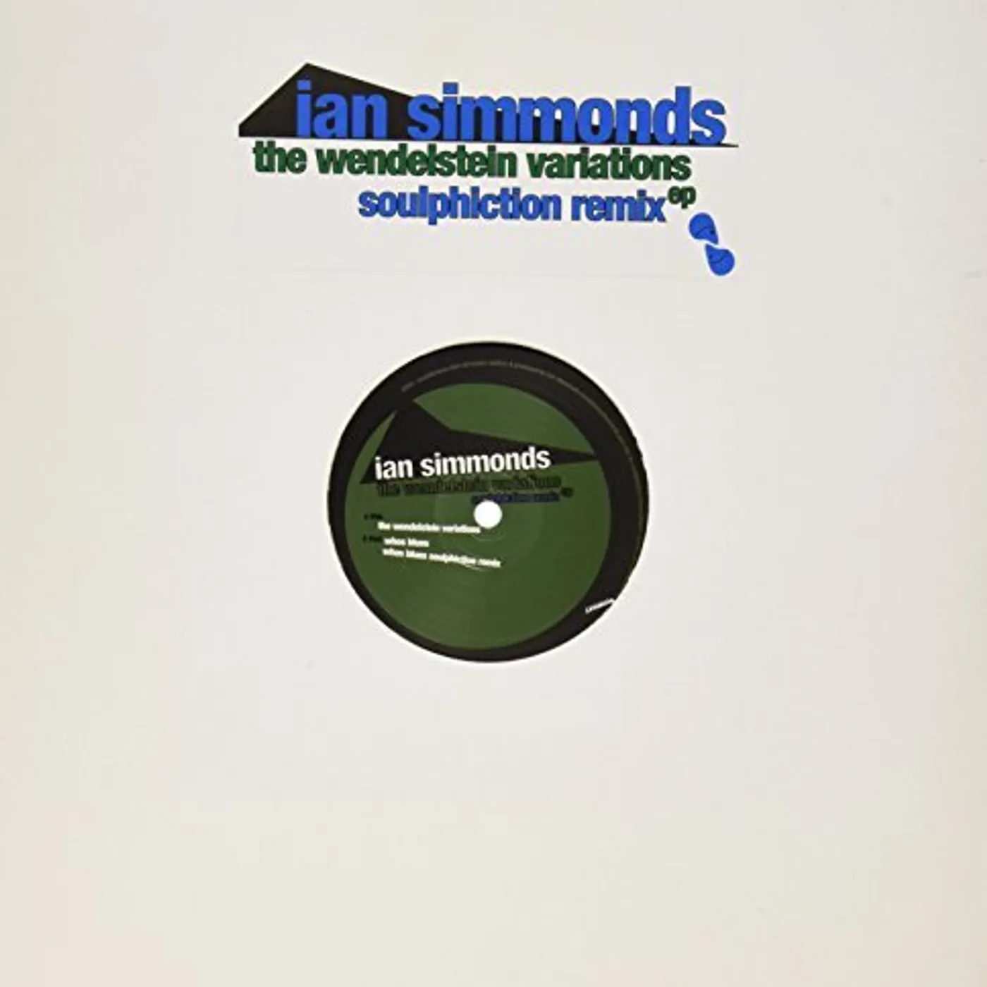 Ian Simmonds WENDELSTEIN VARIATIONS ( SOULPHICTON REMIX ) Vinyl Record