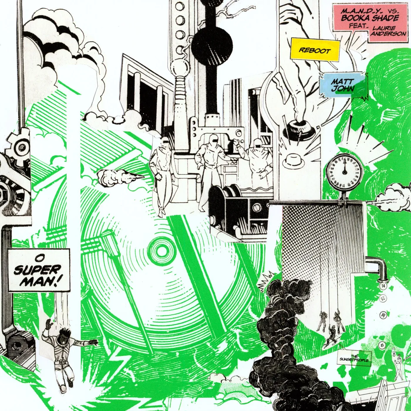 M.A.N.D.Y Vs Booka Shade O SUPERMAN 1 Vinyl Record