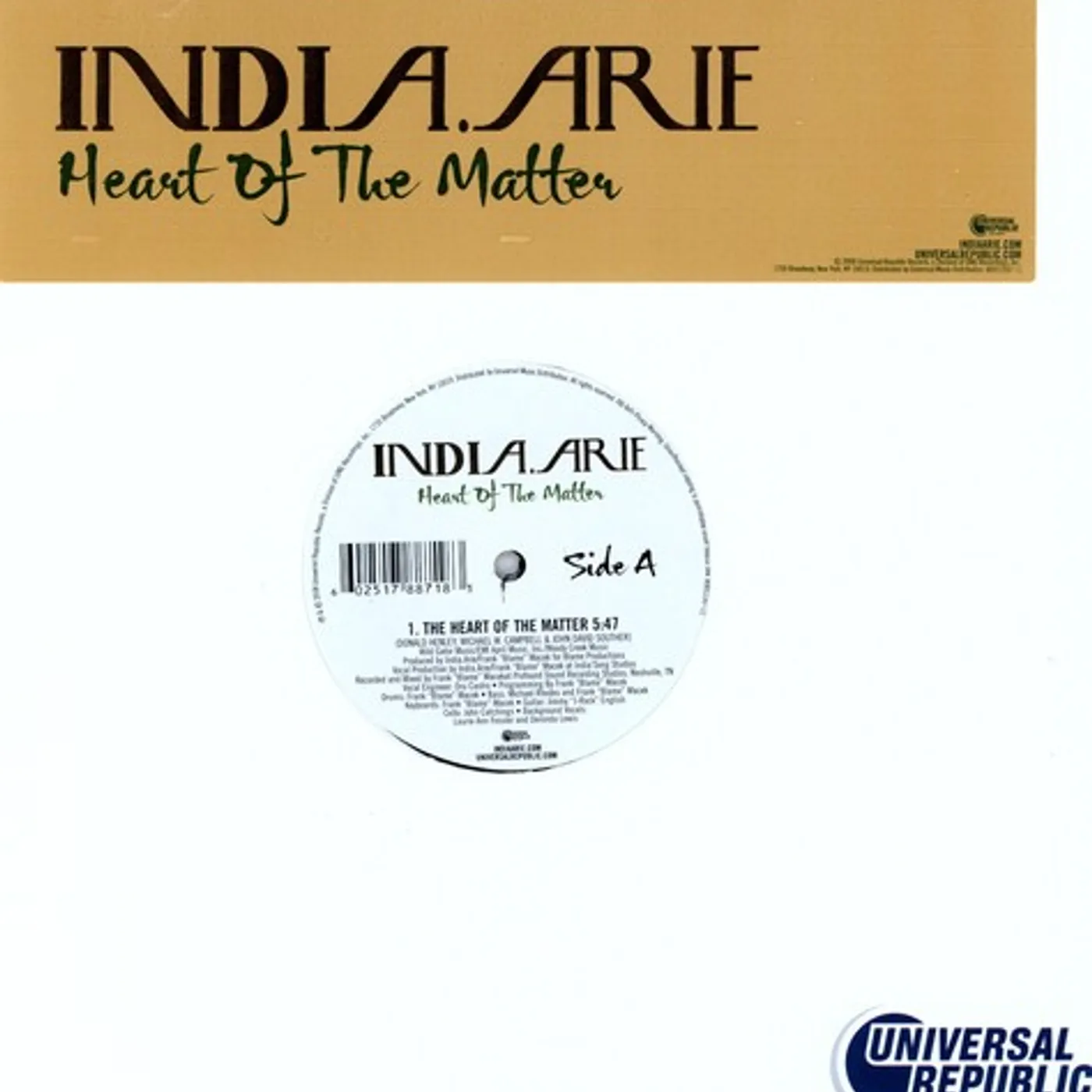 India.Arie Heart Of The Matter Vinyl Record