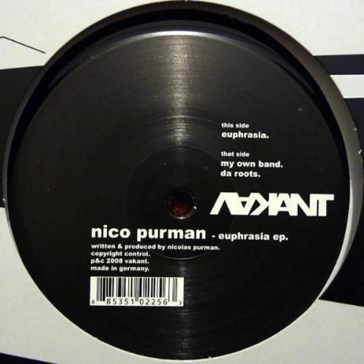 Nico Purman EUPHRASIA Vinyl Record