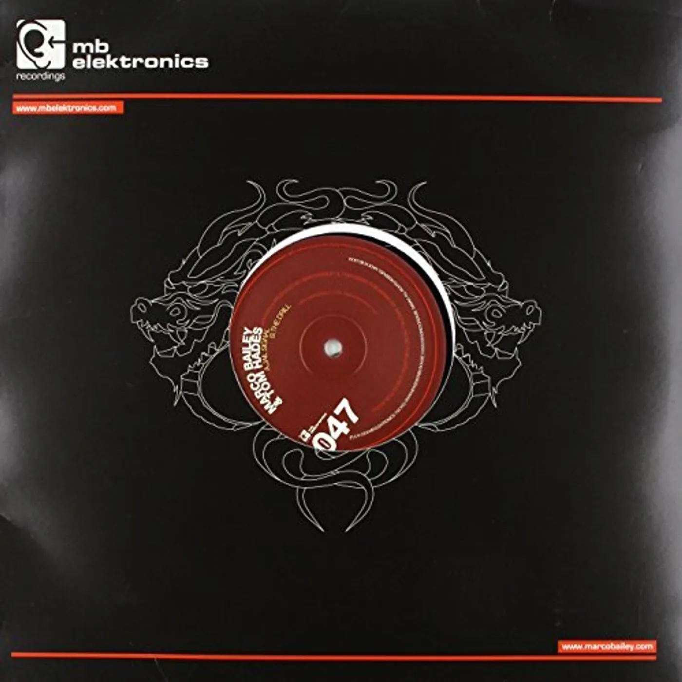 Marco Bailey & Tom Hades JAIL SIGNAL / THE DRILL Vinyl Record