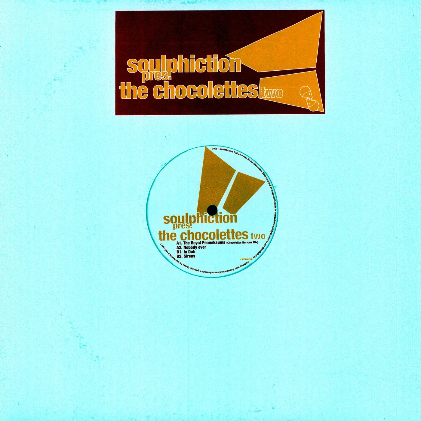 Soulphiction CHOCOLETTES TWO Vinyl Record