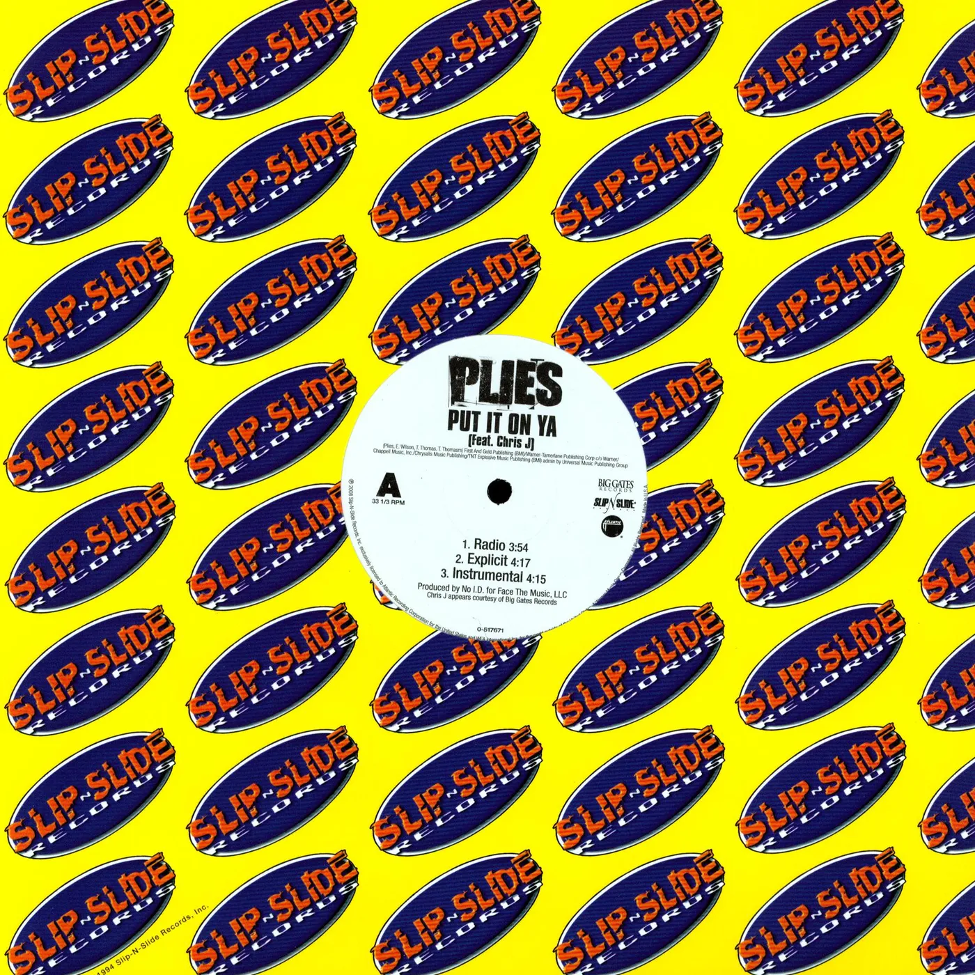 Plies Put It On Ya Vinyl Record