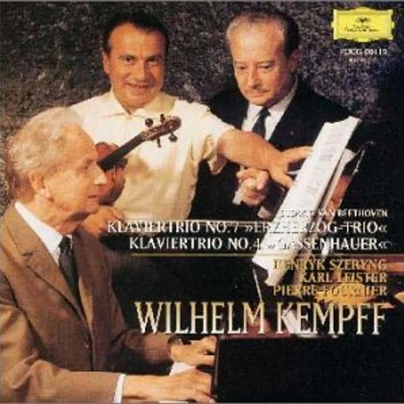 Wilhelm Kempff BEETHOVEN: KLAVIERTORIOS ERZHERZOG-TRIO CD