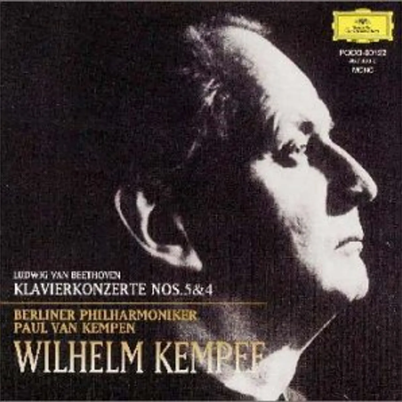 Wilhelm Kempff BEETHOVEN: KLAVIERKONZERTE #5 & 4 CD