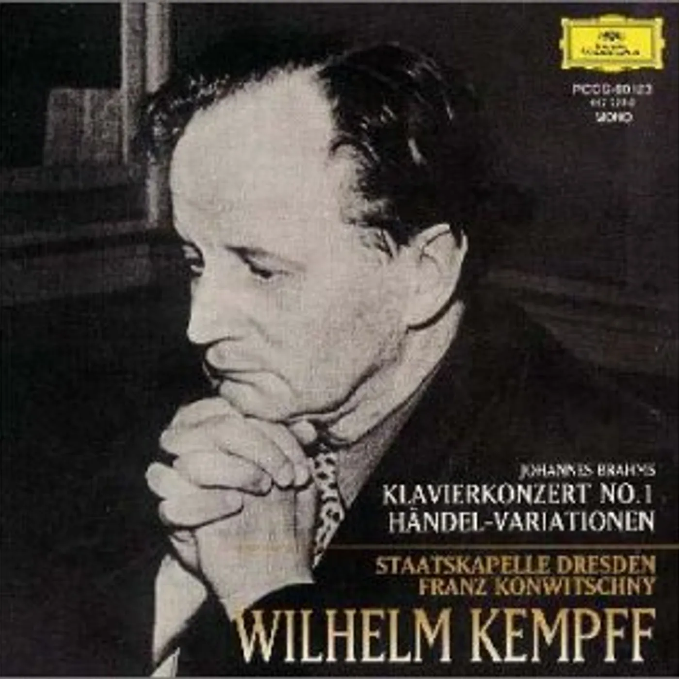 Wilhelm Kempff BRAHMS: KLAVIERKONZERT NO 1 / HAENDEL-VA CD