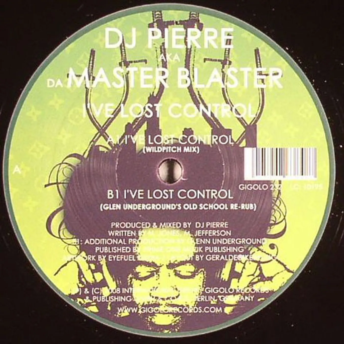 DJ Pierre I'VE LOST CONTROL Vinyl Record