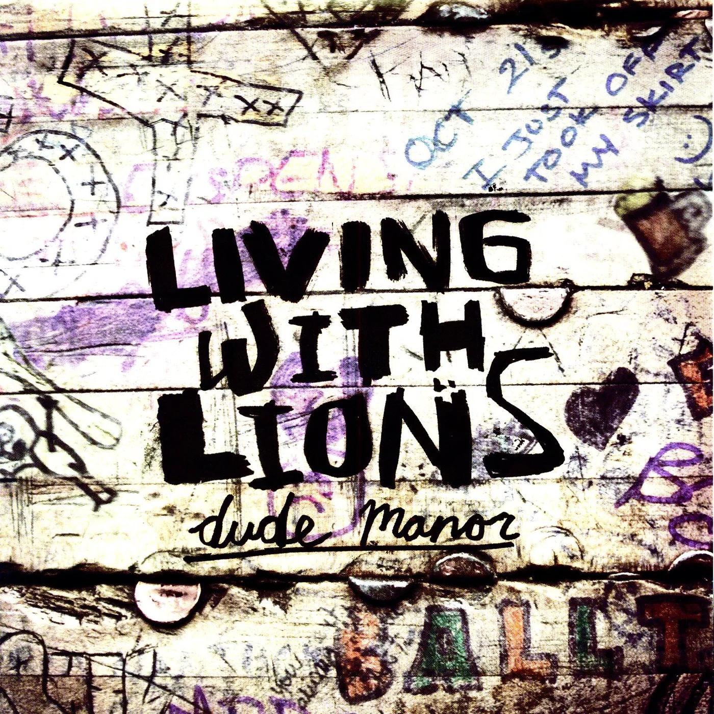 Living With Lions DUDE MANOR (EP) Vinyl Record