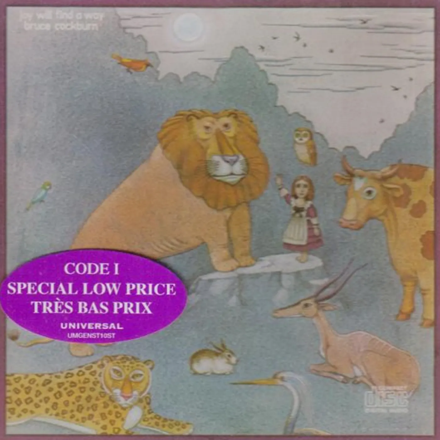 Bruce Cockburn JOY WILL FIND A WAY CD