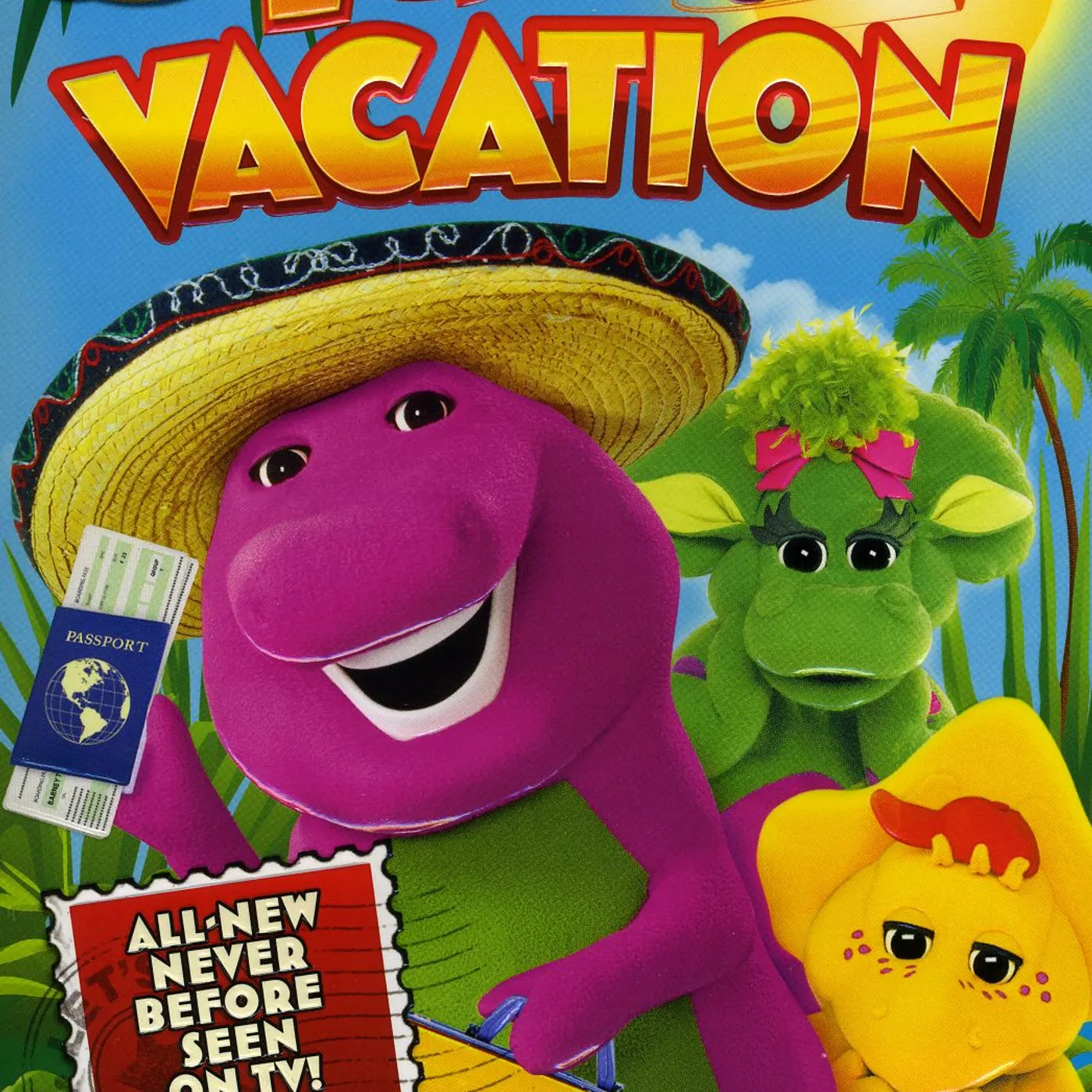 Barney LET'S GO ON VACATION DVD