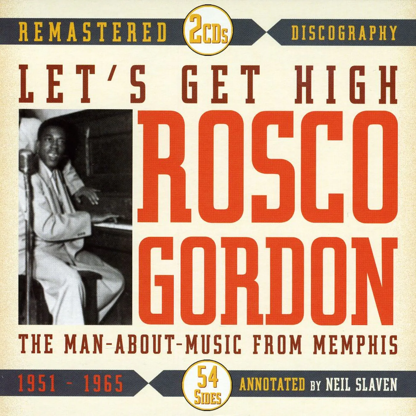 Rosco Gordon LET'S GET HIGH THE MAIN ABOUT MUSIC FROM MEMPHIS CD