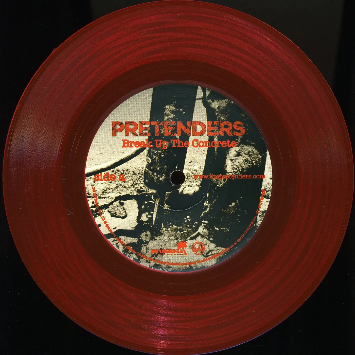 Pretenders BREAK UP THE CONCRETE / LOVES A MYSTERY Vinyl Record