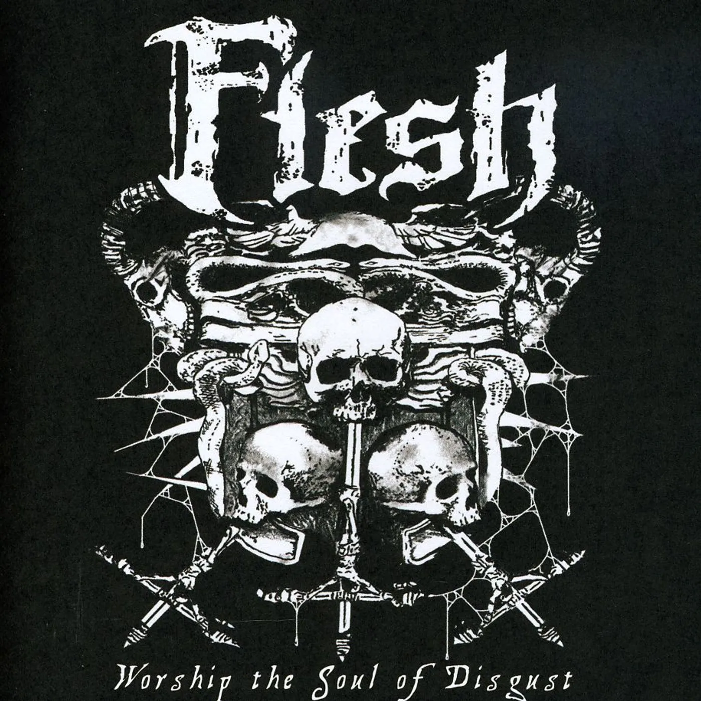 Flesh WORSHIP THE SOUL OF DISGUST CD