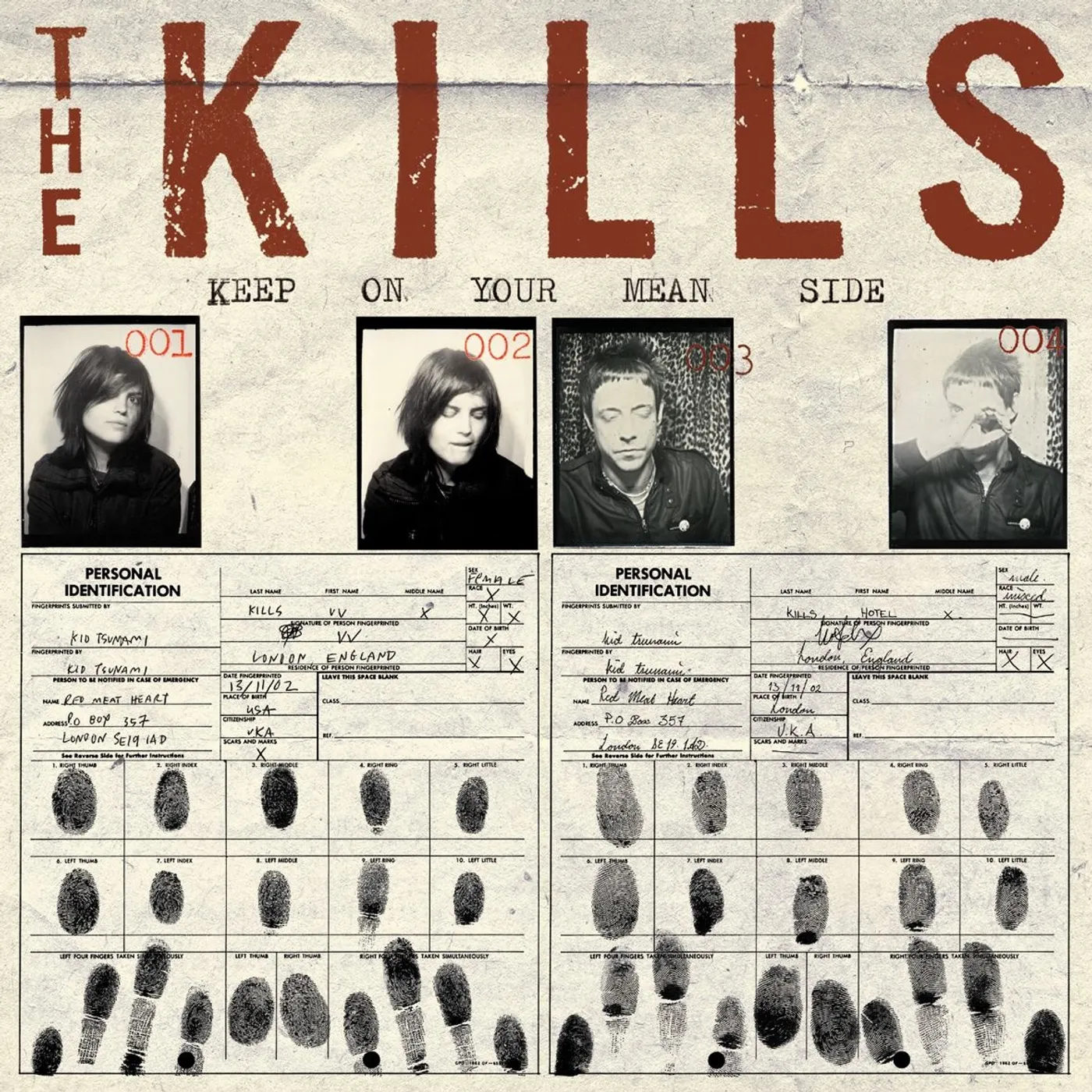 The Kills KEEP ON YOUR MEAN SIDE CD