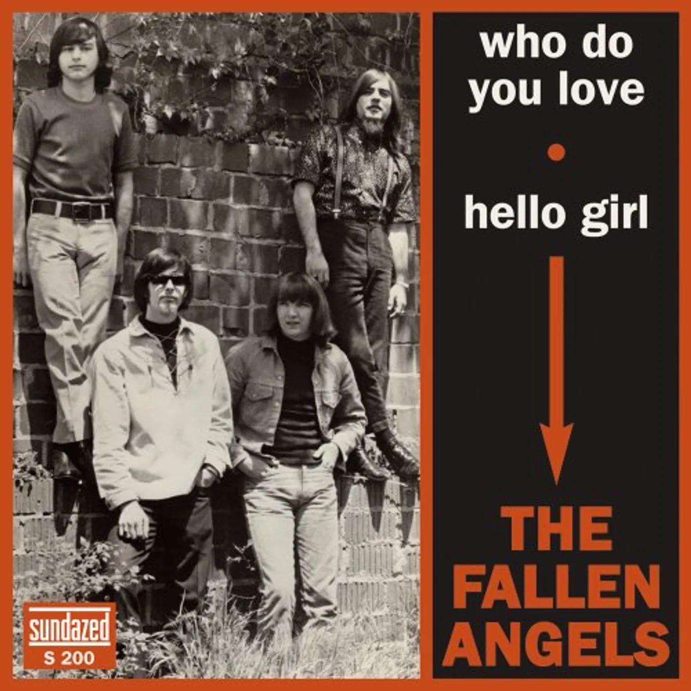 The Fallen Angels WHO DO YOU LOVE / HELLO GIRL Vinyl Record