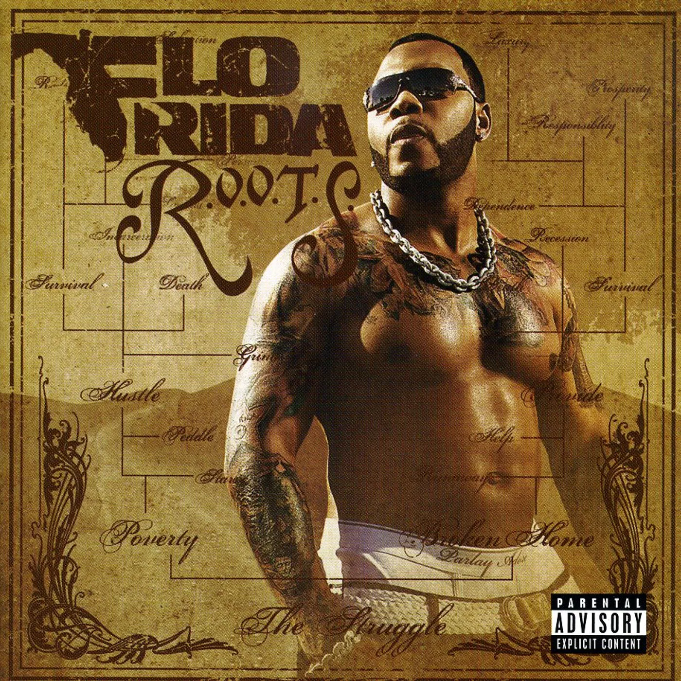 Flo Rida R.O.O.T.S. ( ROUTES OF OVERCOMING THE STRUGGLE ) CD