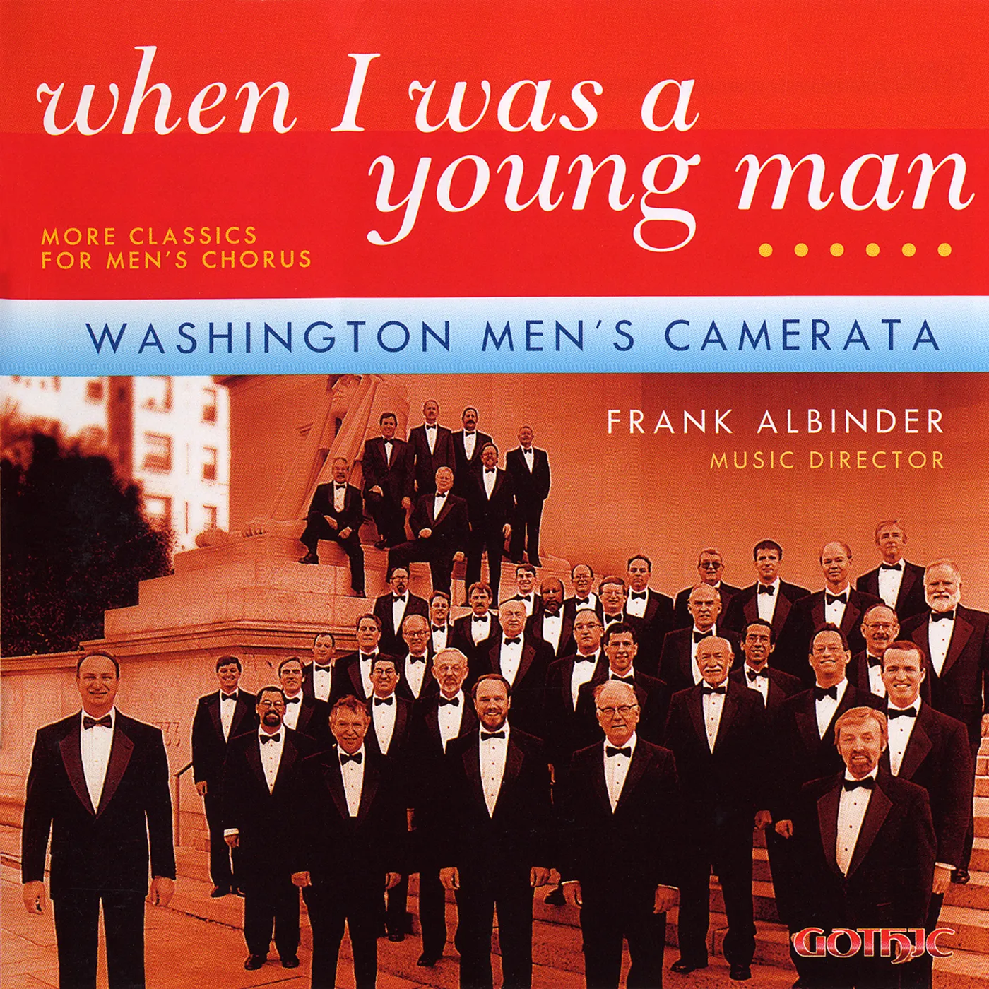 Washington Men's Camerata WHEN I WAS A YOUNG MAN: MORE CLASSICS FOR MEN'S CD