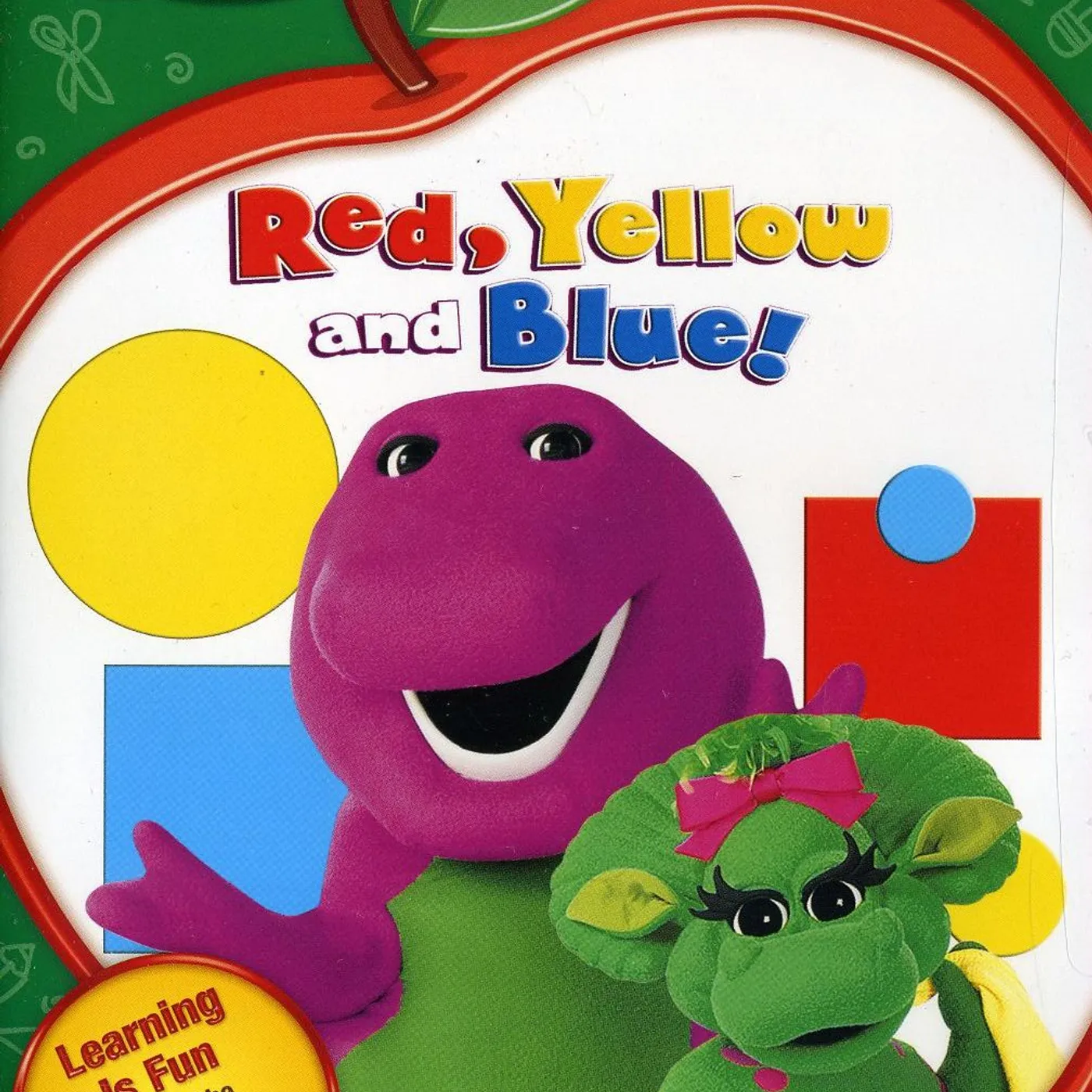 Barney RED YELLOW & BLUE: BACK TO SCHOOL DVD