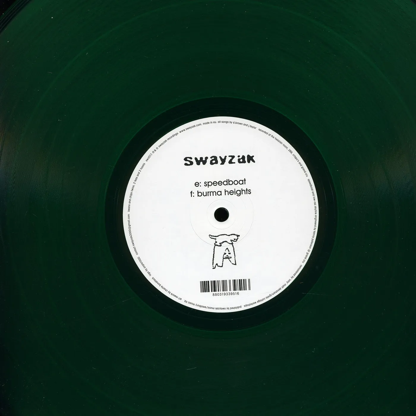 Swayzak SPEEDBOAT & BURMA HEIGHTS Vinyl Record