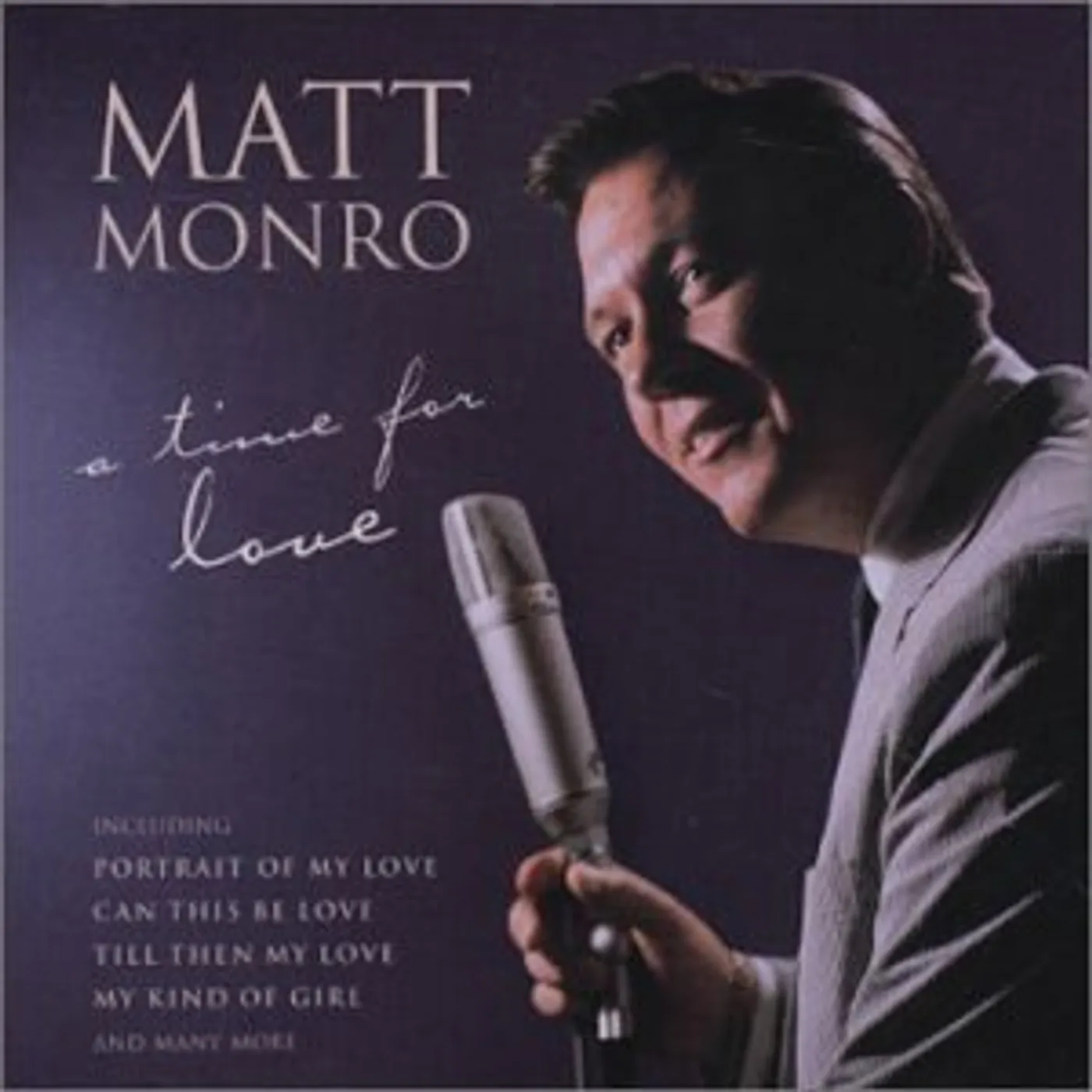 Matt Monro TIME FOR LOVE CD